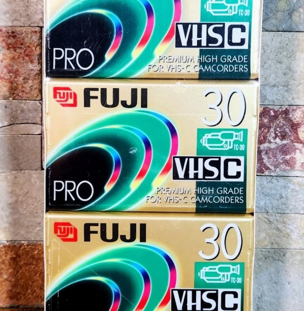 Fuji Pro VHS-C / TC-30 @Premium High Grade For VHS-C Camcorder.